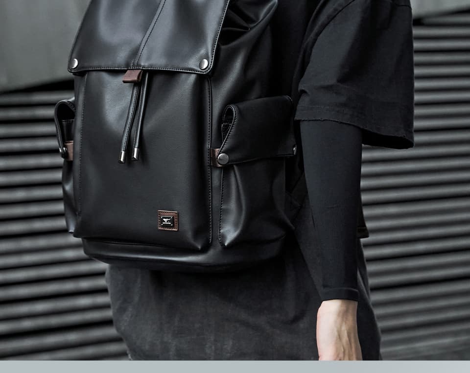 レザーリュック 男性用本革都市派通勤リュック ビジネス
