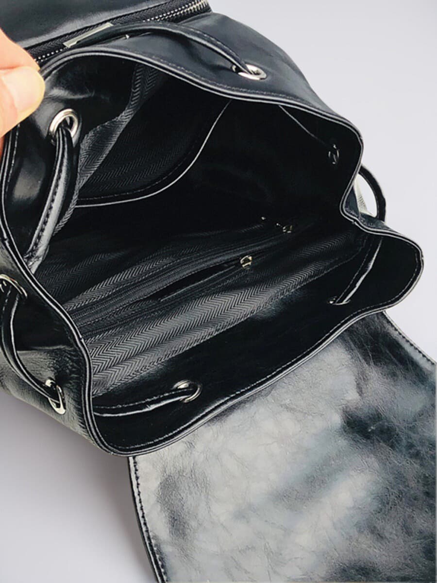 レザーリュック 男性用 上質革調素材リュック 都会派洗練仕様 ビジネス