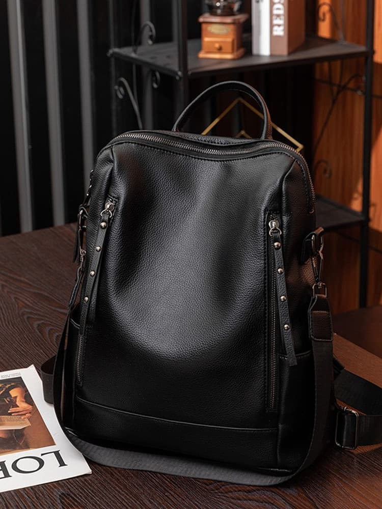 レザーリュック 本革二通り使い 通勤多機能 ビジネス