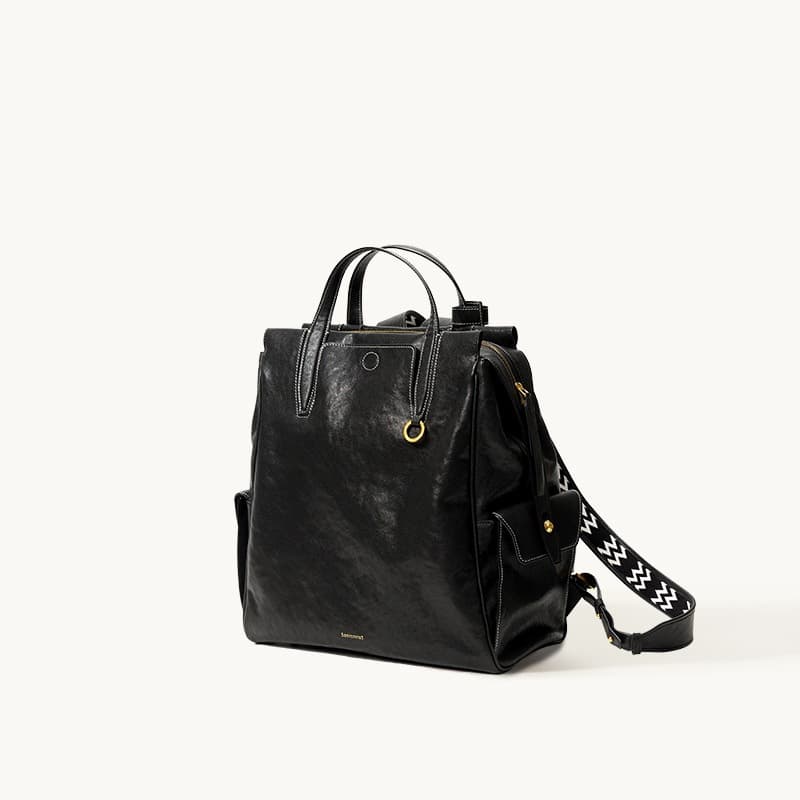 レザーリュック 本革巾着型大容量学生用 通学