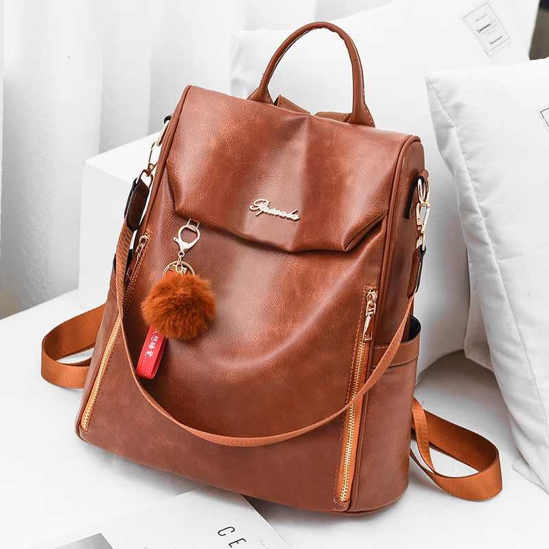 レザーリュック 高級革製多機能リュックサック