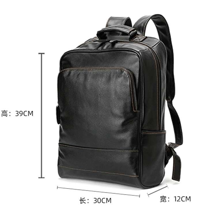 レザーリュック 本革製計算機用背負い鞄 高品質革製通勤鞄 ビジネス