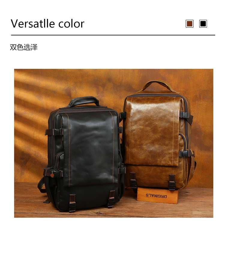 レザーリュック 本革製多機能リュック 高級牛革仕様 ビジネス