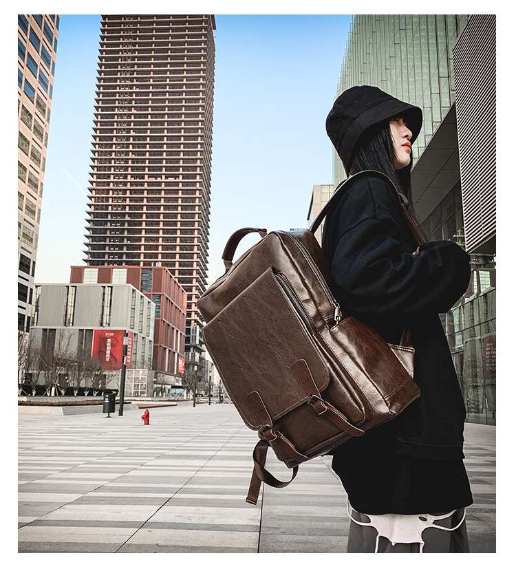 レザーリュック 本革製電子機器対応鞄 都市型上質革製背負鞄 ビジネス
