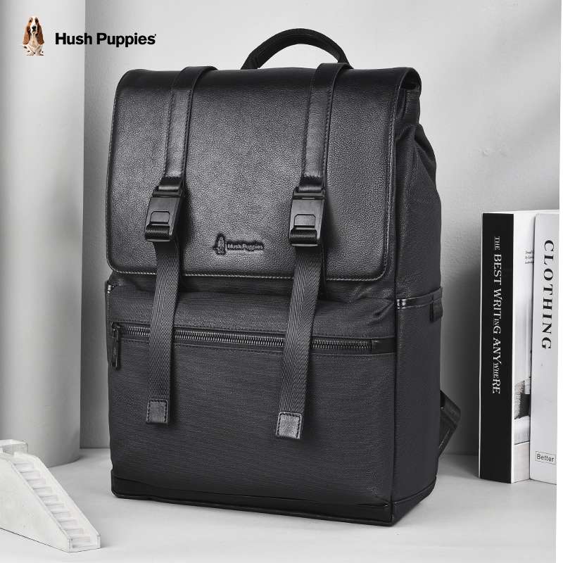 レザーリュック 高級黒革パソコンリュック フラップ式大容量バックパック ビジネス