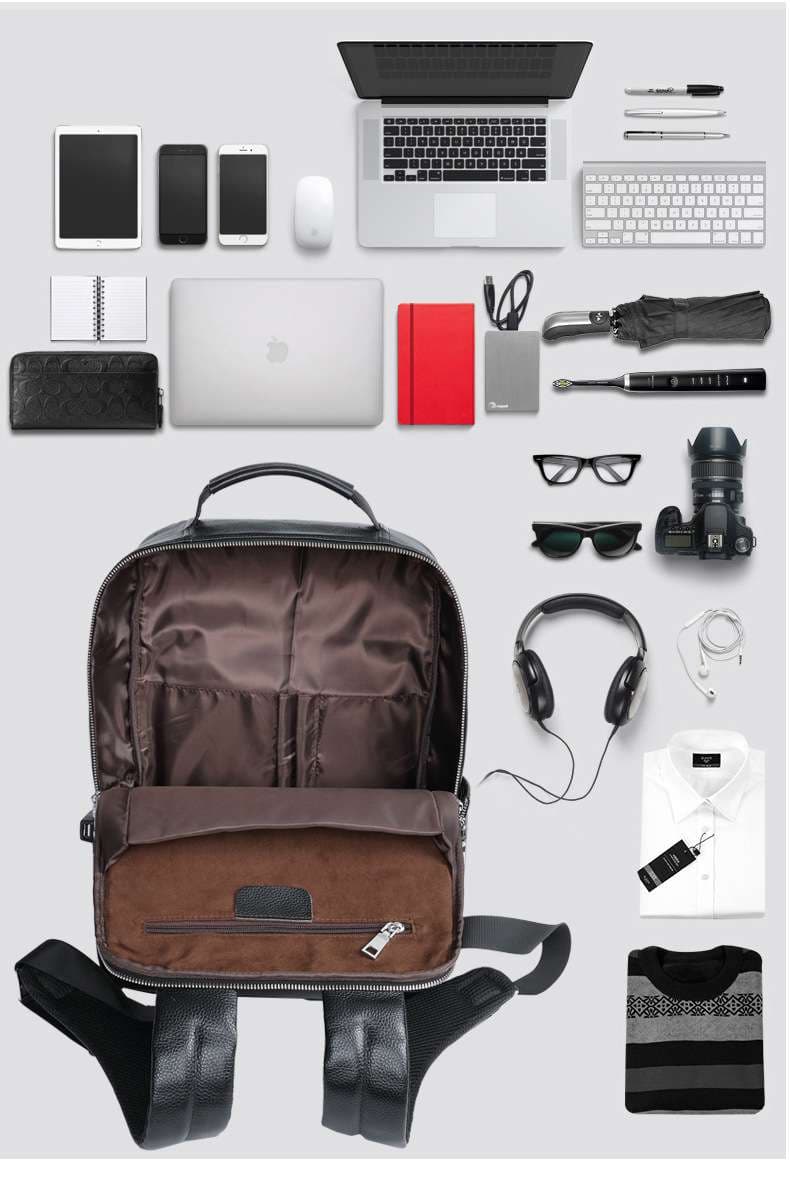 レザーリュック 高級本革パソコンリュック 機能性抜群レザーバックパック ビジネス