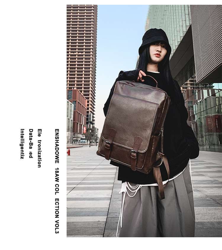 レザーリュック 本革製電子機器対応鞄 都市型上質革製背負鞄 ビジネス