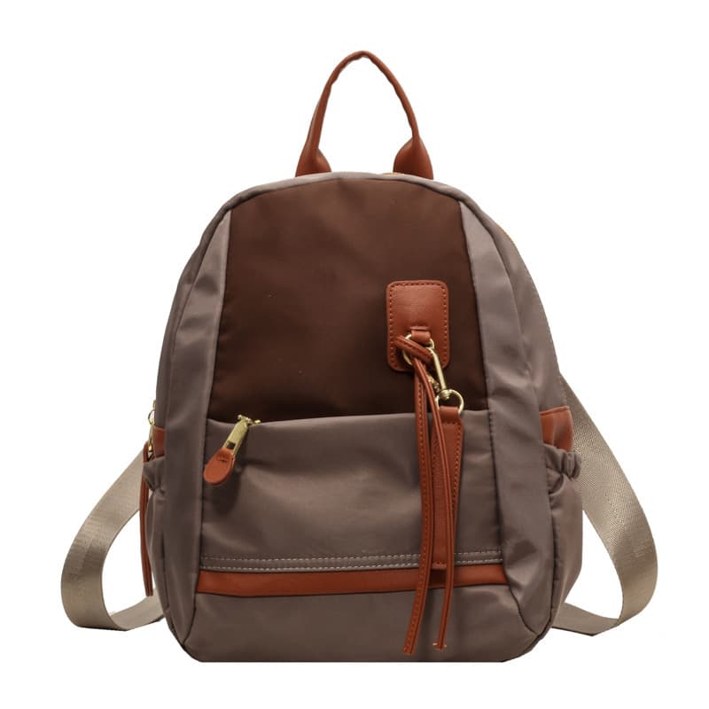 レザーリュック 女性用上品本革装飾通勤背負鞄 ビジネス