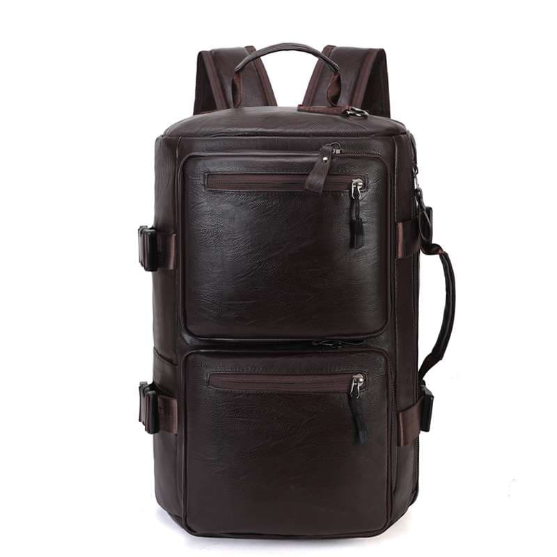 レザーリュック 多機能三通り使える大容量鞄 ビジネス