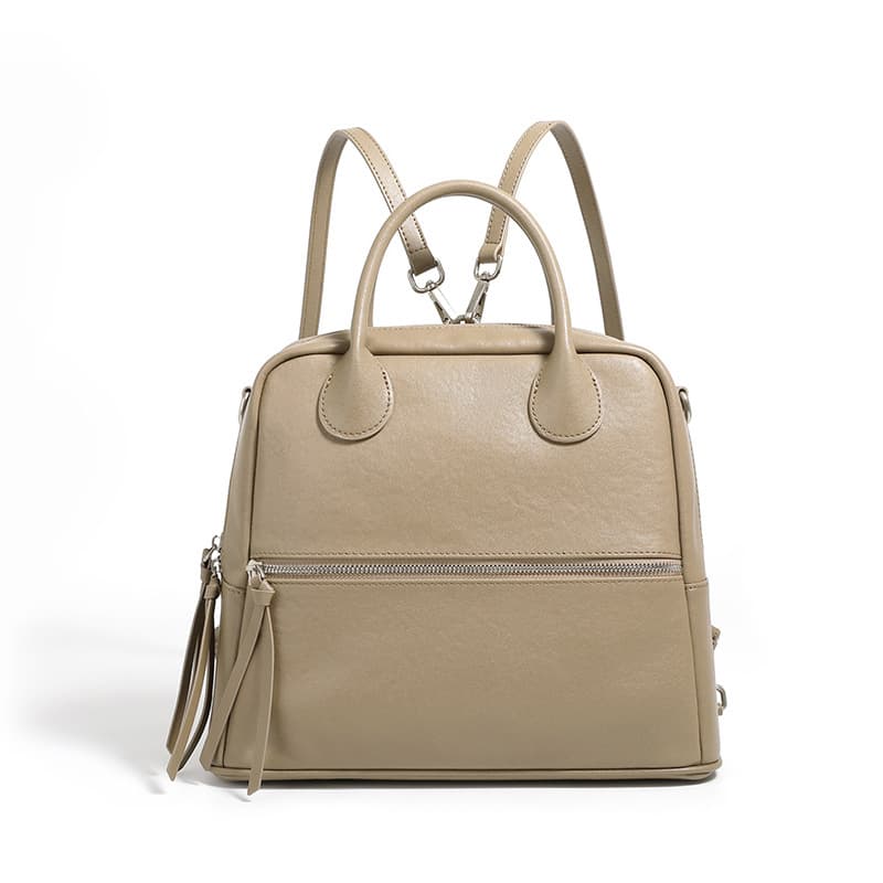 レザーリュック 上品な本革四角型二通り使い ビジネス