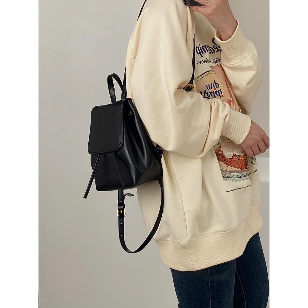 レザーリュック  上品な茶色きれいめ大人女性向け ビジネス