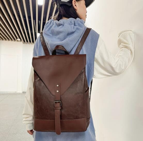 レザーリュック フェイクレザー リュック 大容量 通学 ビジネス 多機能