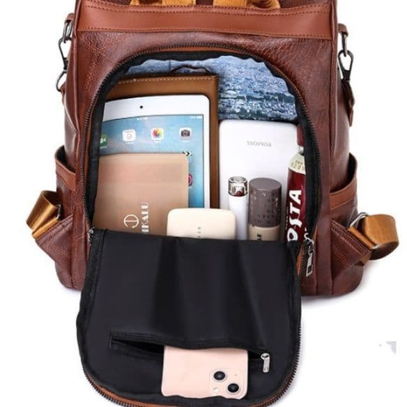 レザーリュック 上質本革二通り仕様多機能　通学