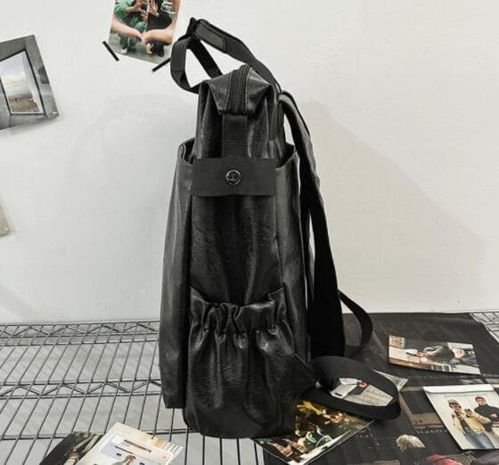 レザーリュック 大容量メンズ茶色通勤通学バッグ ビジネス