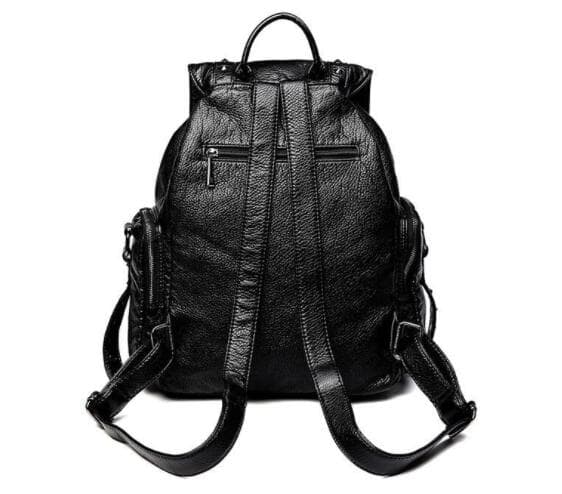 レザーリュック スタッズ付き合皮多機能バックパック 通学