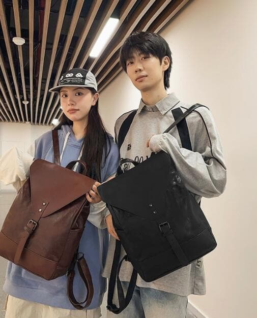 レザーリュック フェイクレザー リュック 大容量 通学 ビジネス 多機能