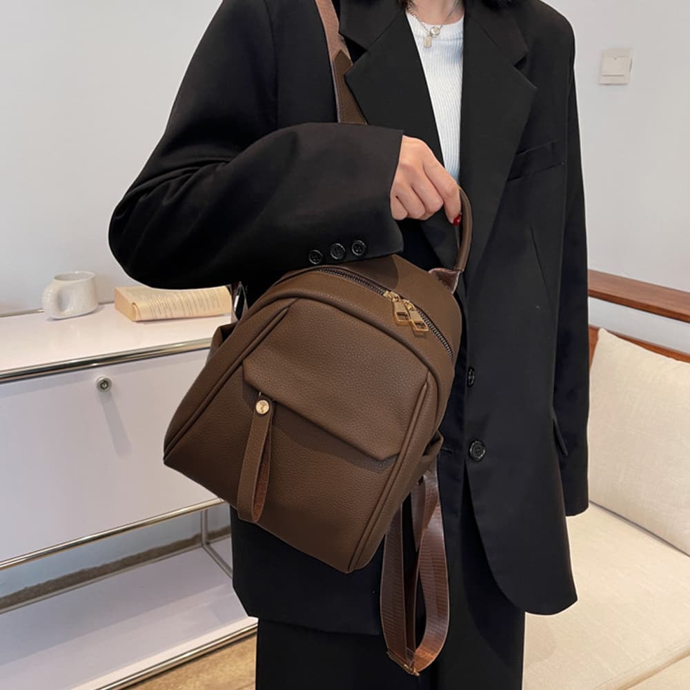 レザーリュック レザー調ミニリュック レディース 6色展開