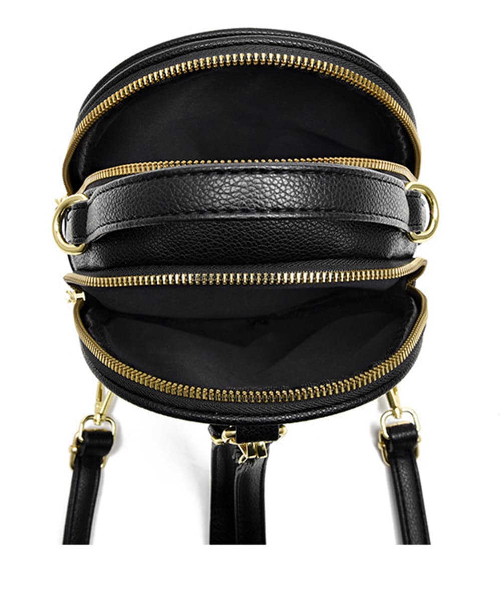 合皮ミニリュック 三通り使い レザーリュック