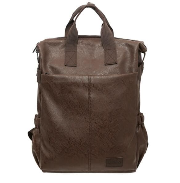 レザーリュック 大容量メンズ茶色通勤通学バッグ ビジネス