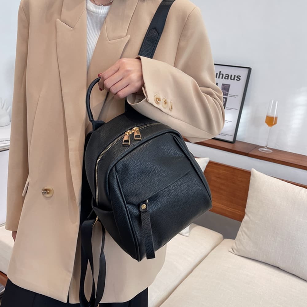 レザーリュック レザー調ミニリュック レディース 6色展開