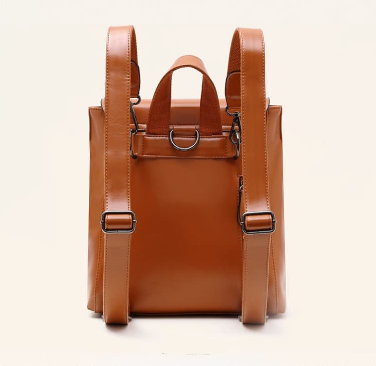 レザーリュック スクエア型 大容量 上品　通学