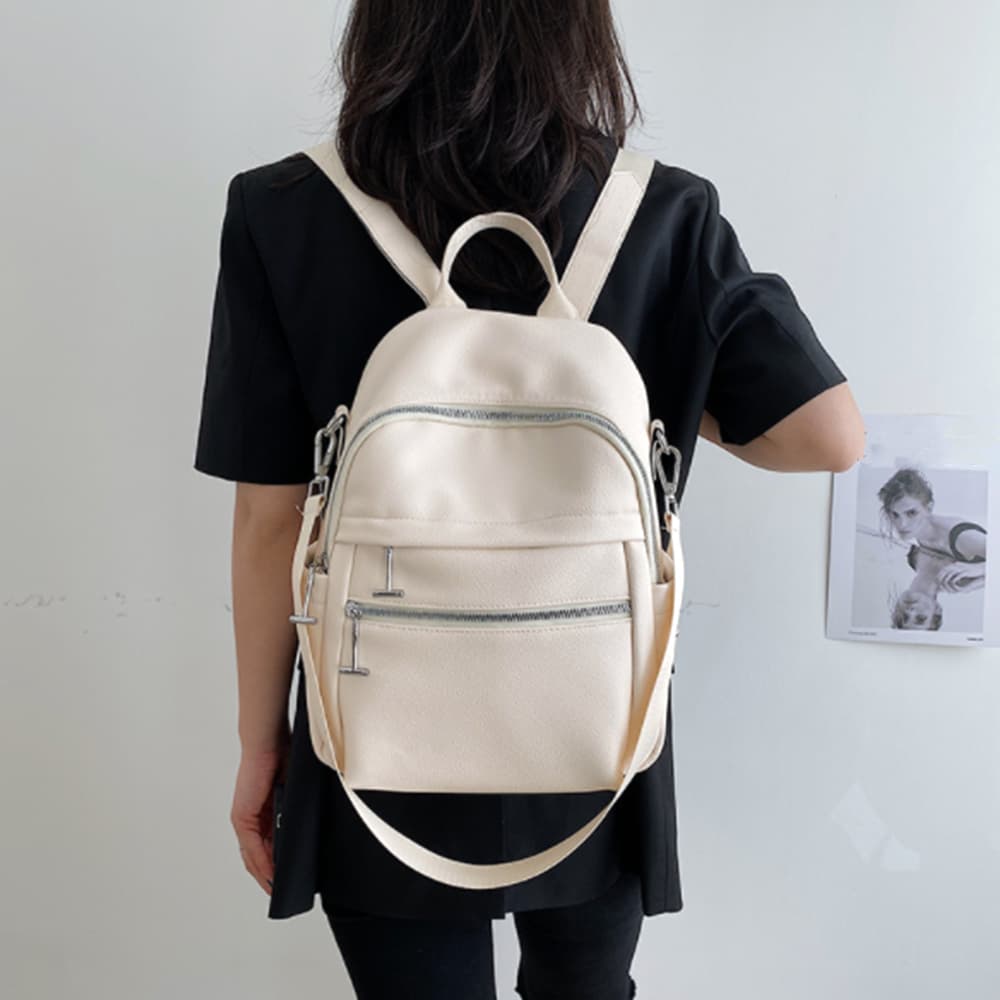 レザーリュック レディース大容量韓国風デザイン 通学
