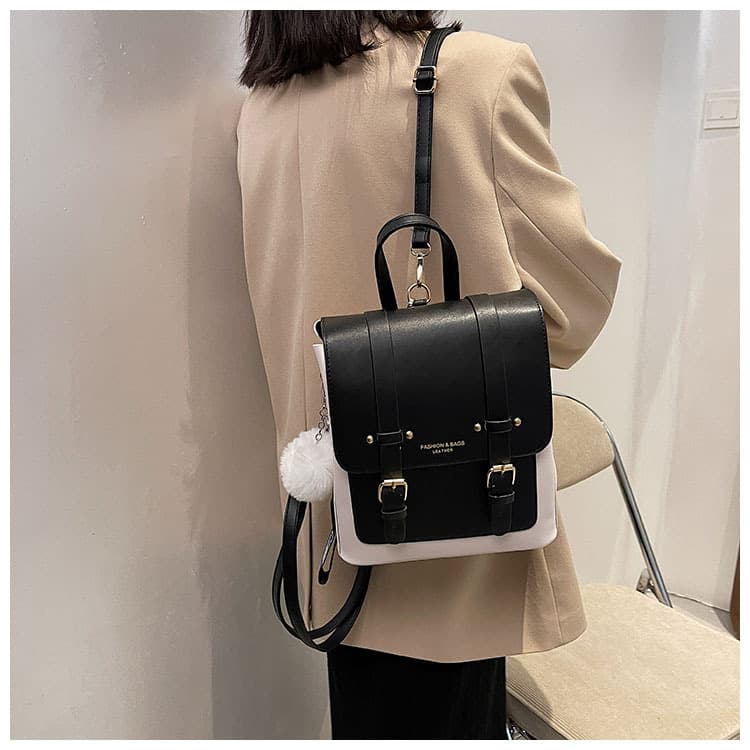 レディース レザーリュック 通勤通学対応 多機能バックパック