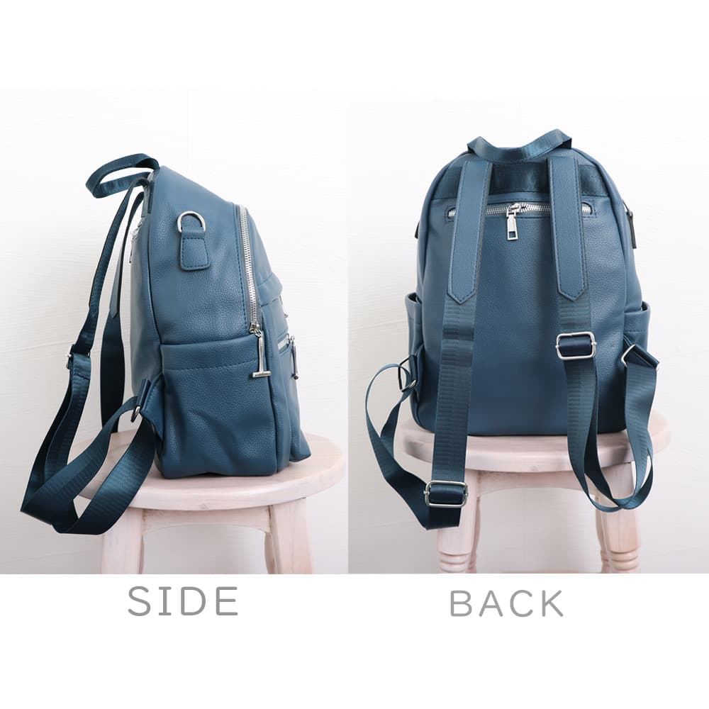 レザーリュック レディース大容量韓国風デザイン 通学
