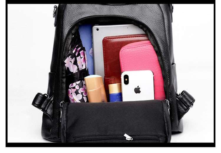 レザーリュック 本革二通り背負い鞄 多機能女性用 ビジネス