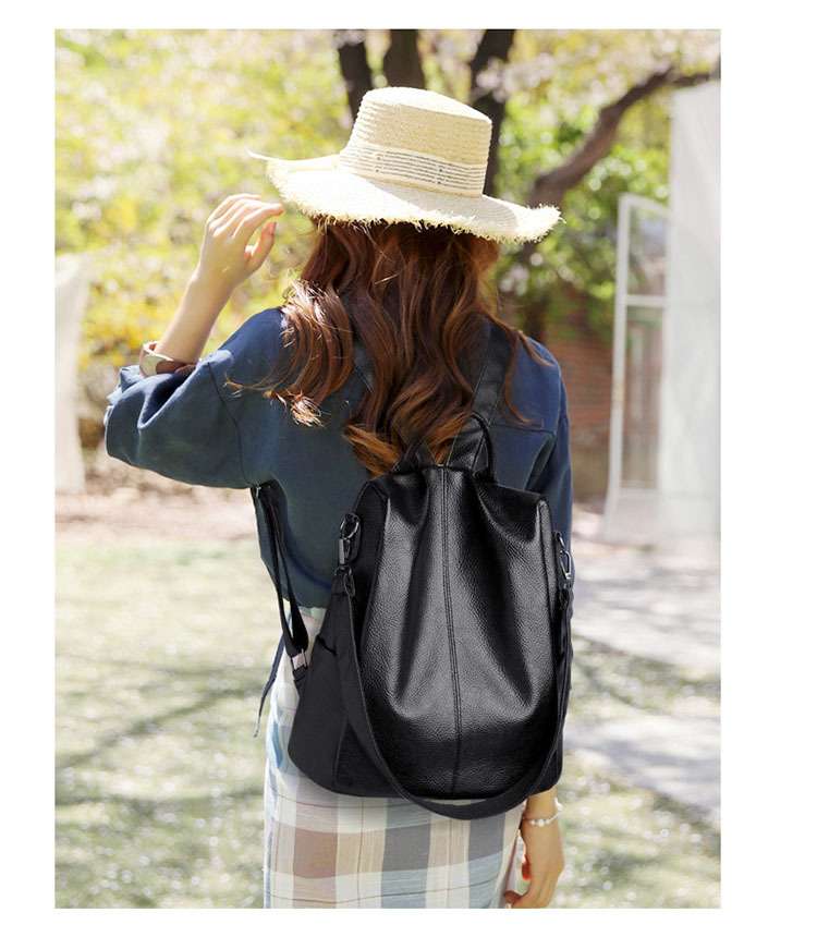 レザーリュック 本革二通り背負い鞄 多機能女性用 ビジネス