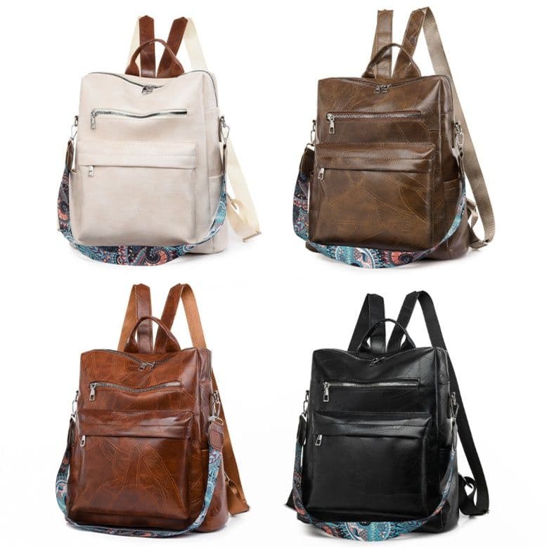 レザーリュック 多機能二通り使い手提げ鞄 ビジネス