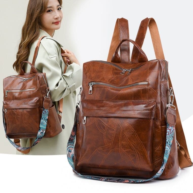 レザーリュック 多機能二通り使い手提げ鞄 ビジネス