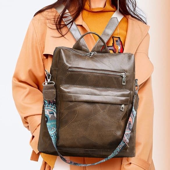 レザーリュック 多機能二通り使い手提げ鞄 ビジネス