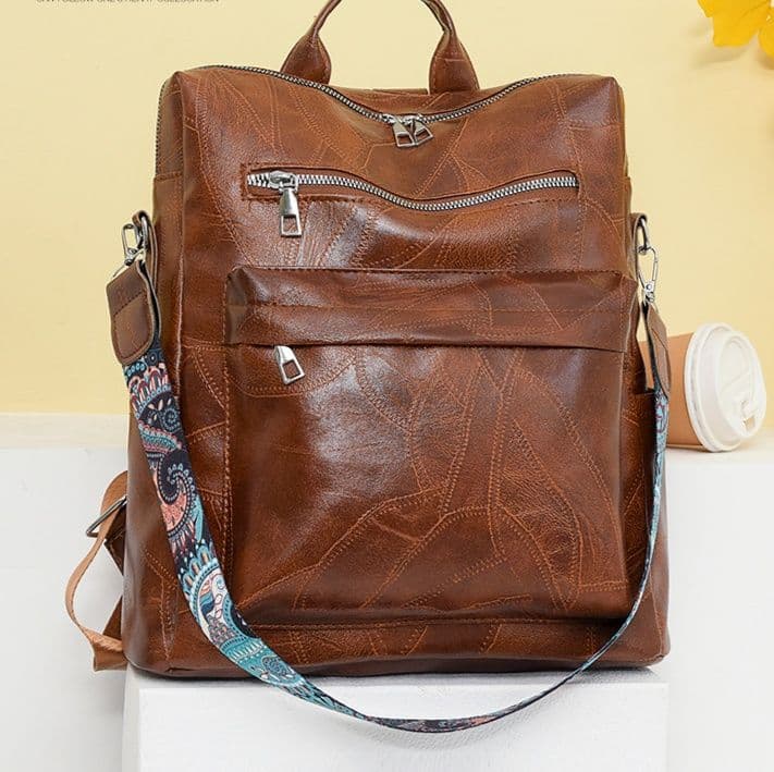 レザーリュック 多機能二通り使い手提げ鞄 ビジネス