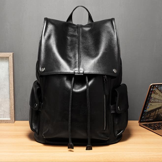 レザーリュック 男性用本革リュック 高級レザー多機能鞄 ビジネス