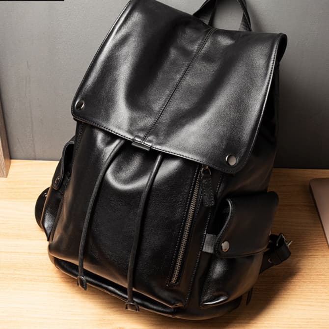 レザーリュック 男性用本革リュック 高級レザー多機能鞄 ビジネス