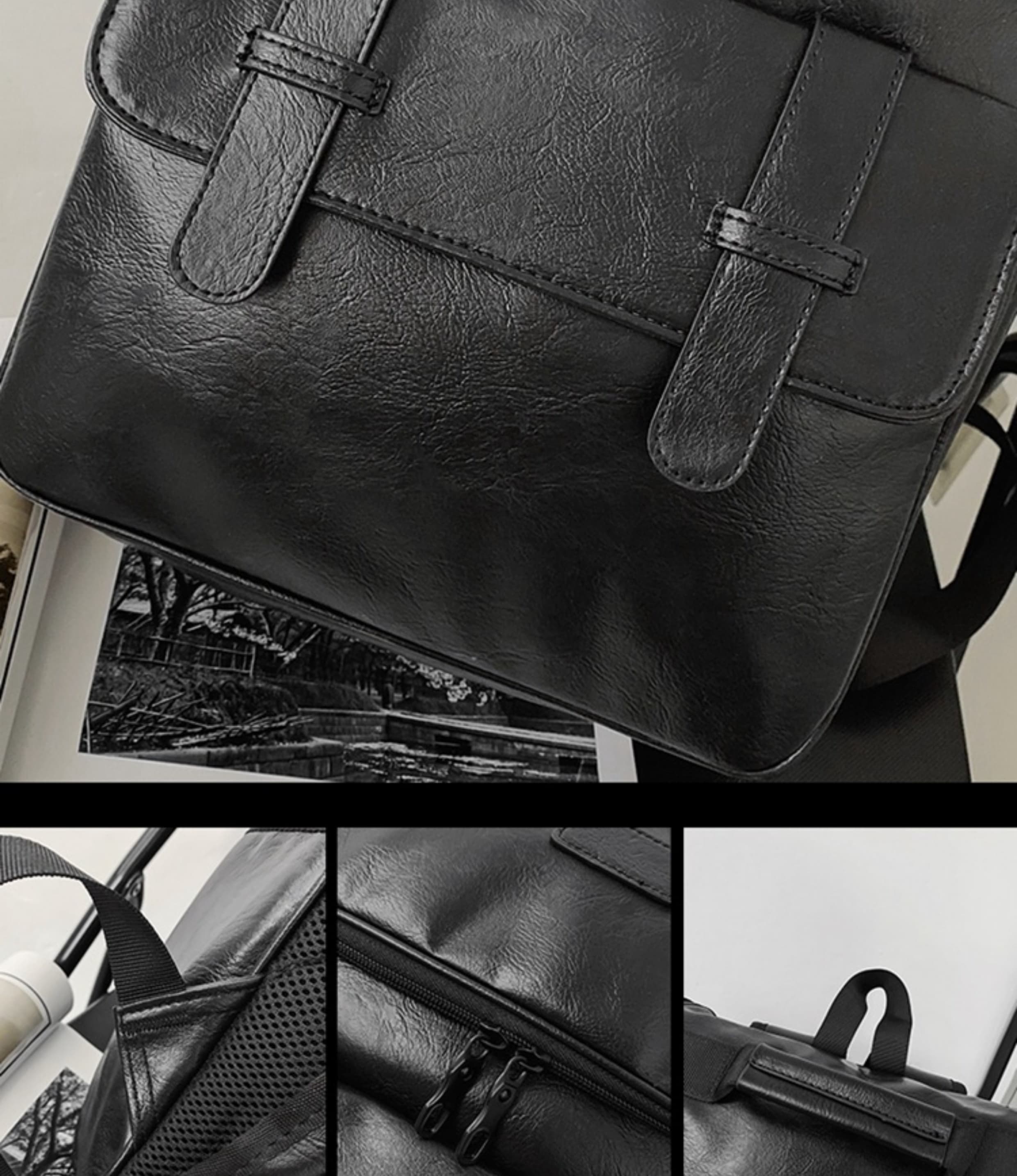 レザーリュック本革 都市派大容量鞄 ビジネス