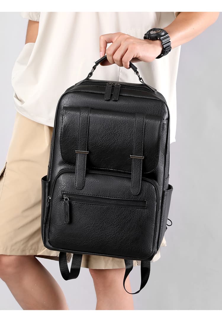 レザーリュック 男性用本革鞄 職人仕上げ ビジネス