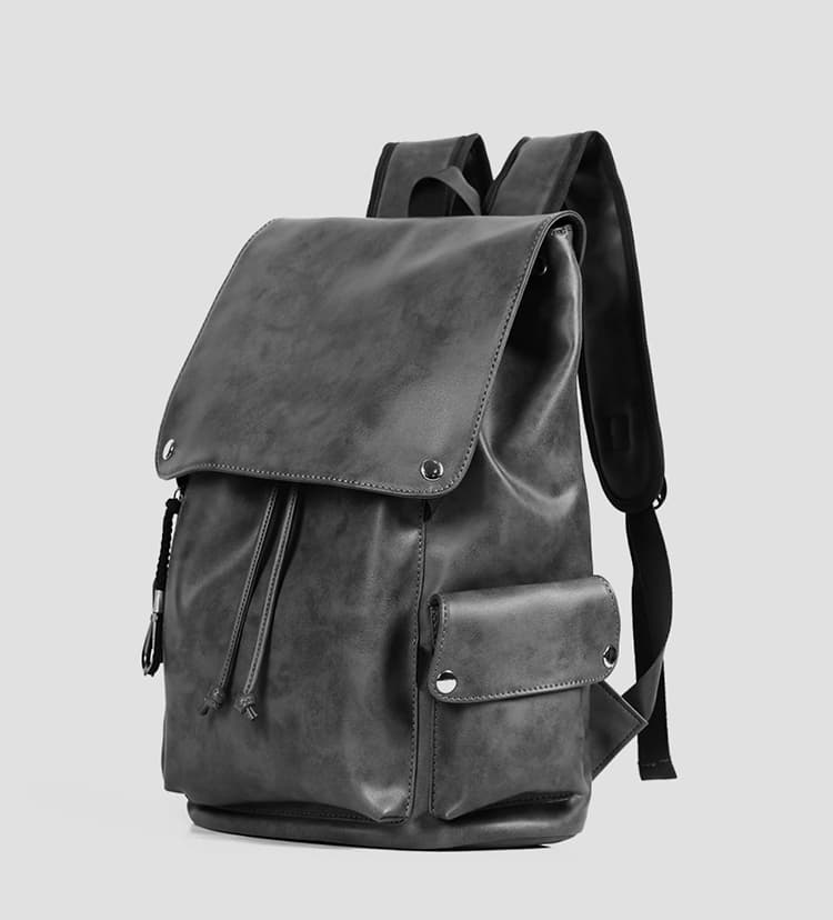 レザーリュック 男性用復古調本革リュックサック ビジネス