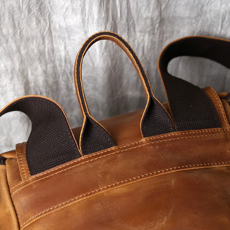 職人仕上げ本革レザーリュック メンズ大容量