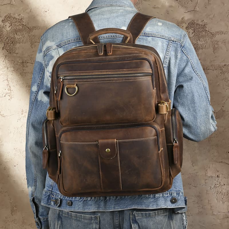 レザーリュック 職人仕上げ本革リュック 上質レザーの大人メンズ鞄 ビジネス