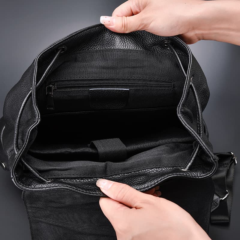 レザーリュック 男性用本革牛革リュック 高品質レザー背負い鞄 ビジネス