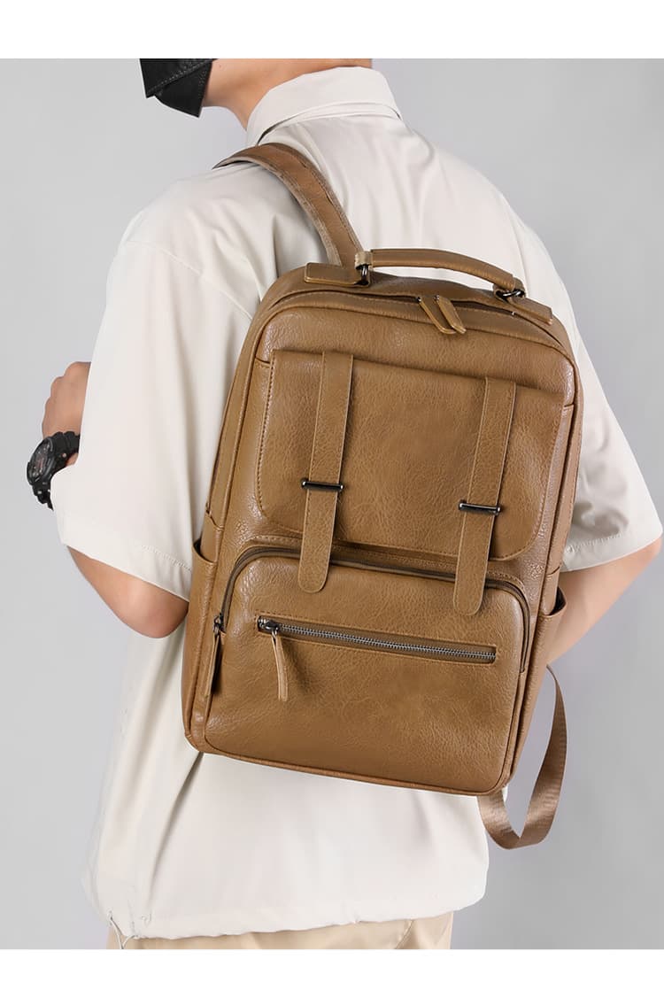 レザーリュック 男性用本革鞄 職人仕上げ ビジネス