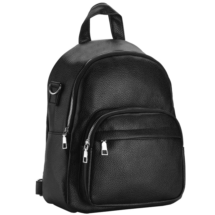 レザーリュック 上質本革レディースリュック黒色多機能収納 ビジネス