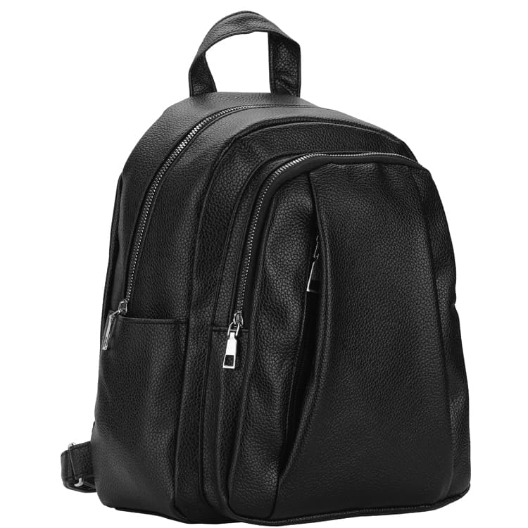 レザーリュック 上質本革レディースリュック黒色多機能収納 ビジネス